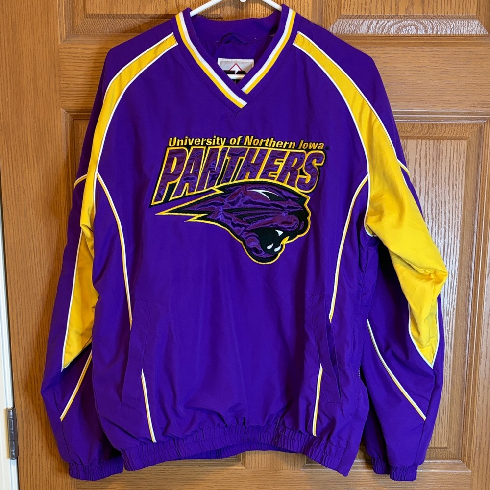 Purple and Yellow Panthers Bomber Jacket